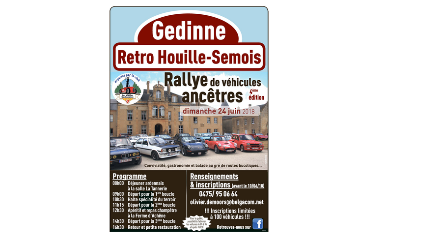 24 juin: Rallye véhicules ancêtres