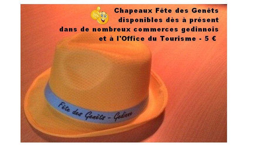 Chapeaux Fête des Genêts