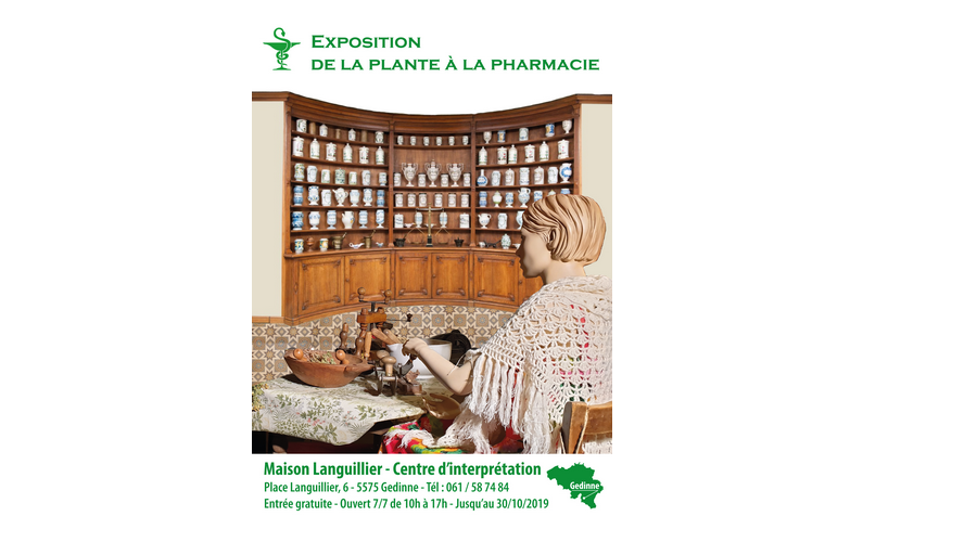 Expo "De la Plante à la Pharmacie" actuellement au Centre d'Interprétation